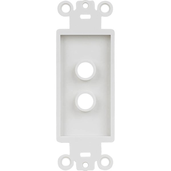 Main product image for Audtek WP-2B Decora Type Insert Two Hole White 261-355